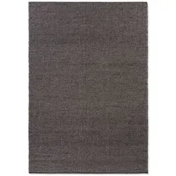 TISCA Webteppich Respect Pain 170 x 240 cm Wolle Schwarz