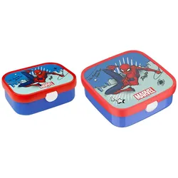 Mepal Campus (2025) Brotdosen-Set, Lunchbox, Rot, Mehrfarbig, Blau