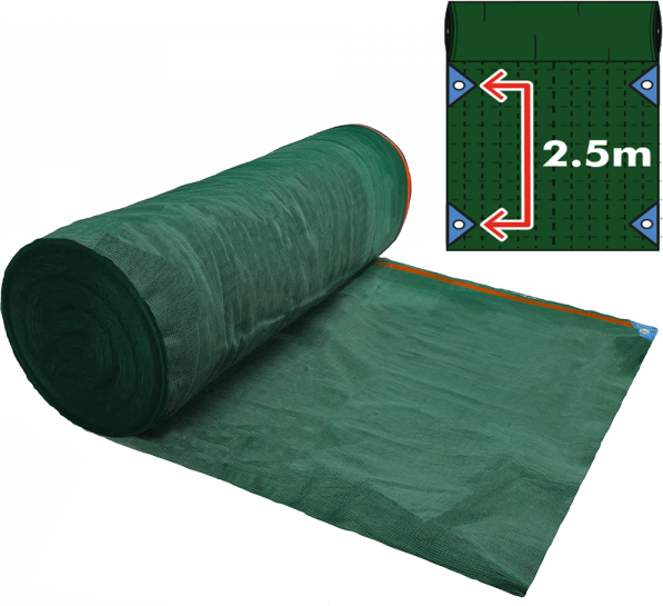 GeoTech Rouleau filet anti-épines et anti-déchirures pour récolte olives 8x100 - Toile 95g/m2