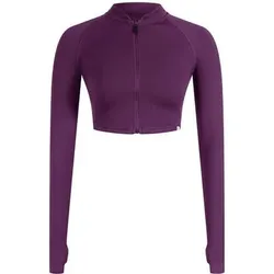 SMILODOX Crop Jacke Harly, Größe XL in Lila Lila
