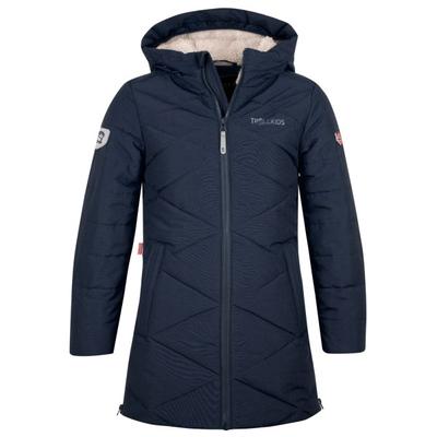 Trollkids - Girl's Bergen Coat - Mantel Gr 110 blau
