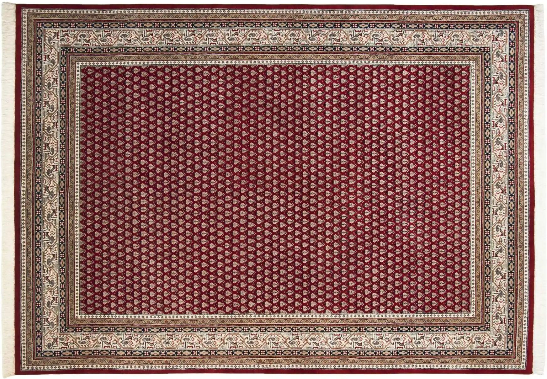 THEKO Orientteppich  Abbas Meraj ¦ creme ¦ Wolle ¦ Maße (cm): B: 170