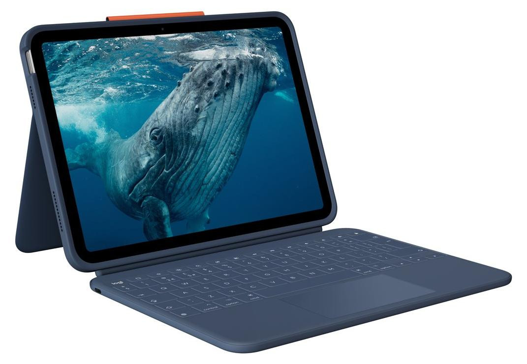 Logitech Rugged Combo 4c QWERTZ Zwitsers toetsenbord voor Apple