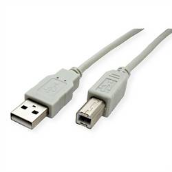 SECOMP STANDARD USB 2.0 Kabel, Typ A-B, beige, S3101