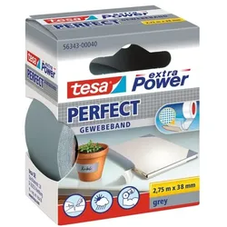 tesa Gewebeband »Extra Power« 56343 grau, 3.8 cm