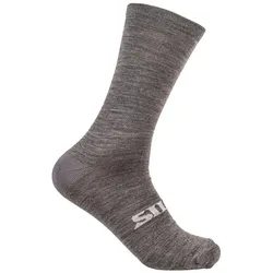 Silca, Herren, Sportsocken, WOLLSOCKE GRAU GR. XL 46/48 (46 - 48), Grau
