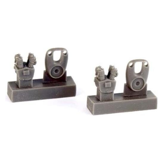 CMK Fw 189A-Front Pairs of Engine Cylinders for ICM kits (129-Q72289)