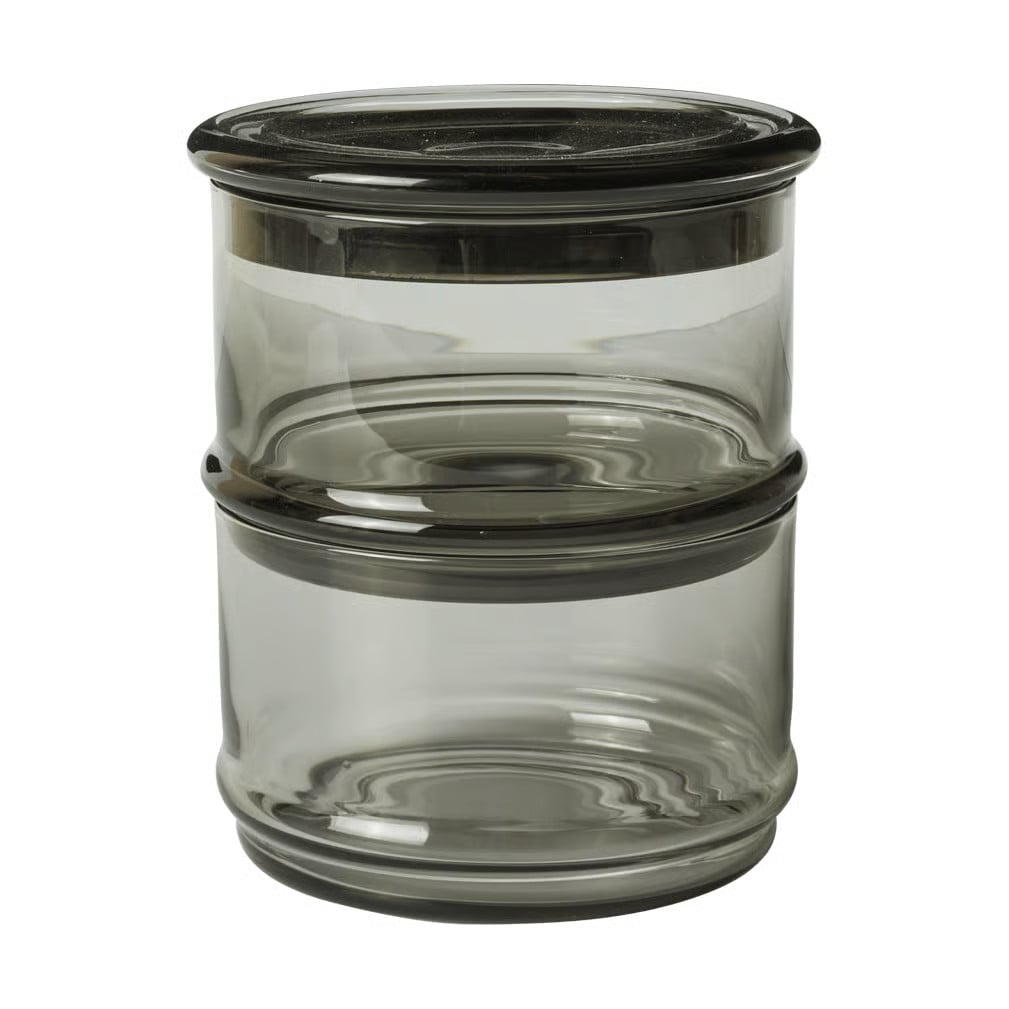 Ferm Living Boya stapelbare potten 2 stuks, smoked grey