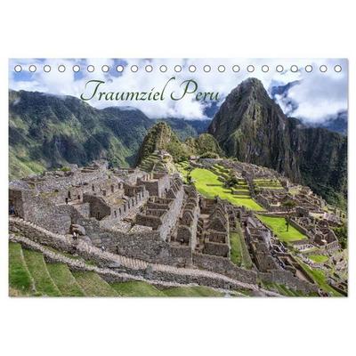 Traumziel Peru (Tischkalender 2027 DIN A5 quer), CALVENDO Monatskalender