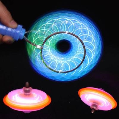 Friendly Fresh Finds LED Magnetic Spinning Top Toy Light Up Gyroscope For Kids & Collectors LED Magnetic Spinning Top Toy Light Up Gyroscope For Kids & Collectors