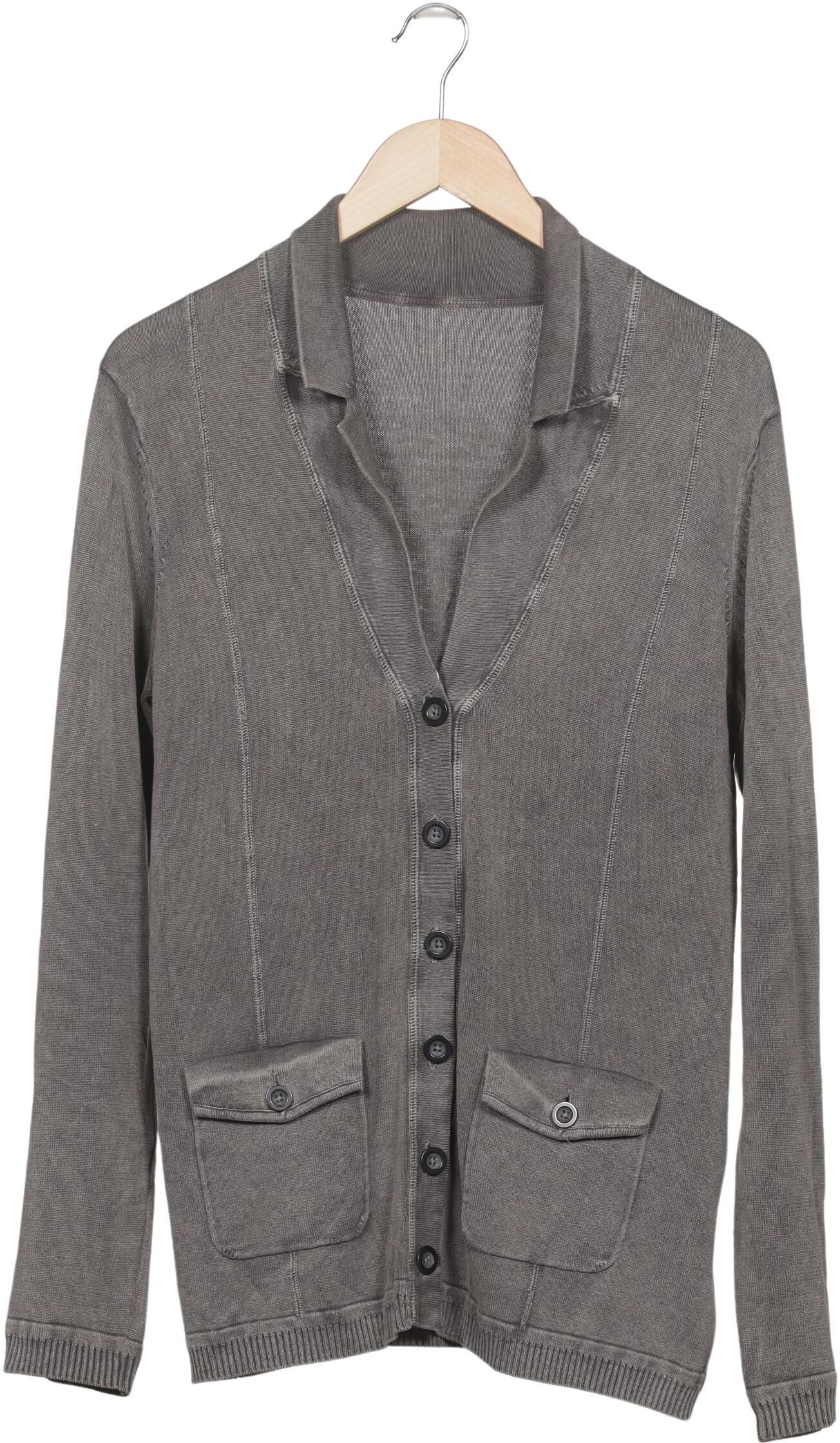Marc Aurel Damen Strickjacke, Grau, Gr. M, Baumwolle - Second Hand
