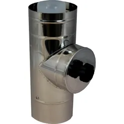 Revisionsrohr DN60/100 konzentrisch 250 mm, aus Edelstahl/PP