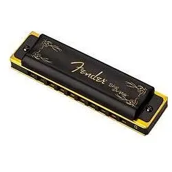 Fender Blues Harmonica DeVille D (Mundharmonika, Diatonisch), Blasinstrumente, Gold