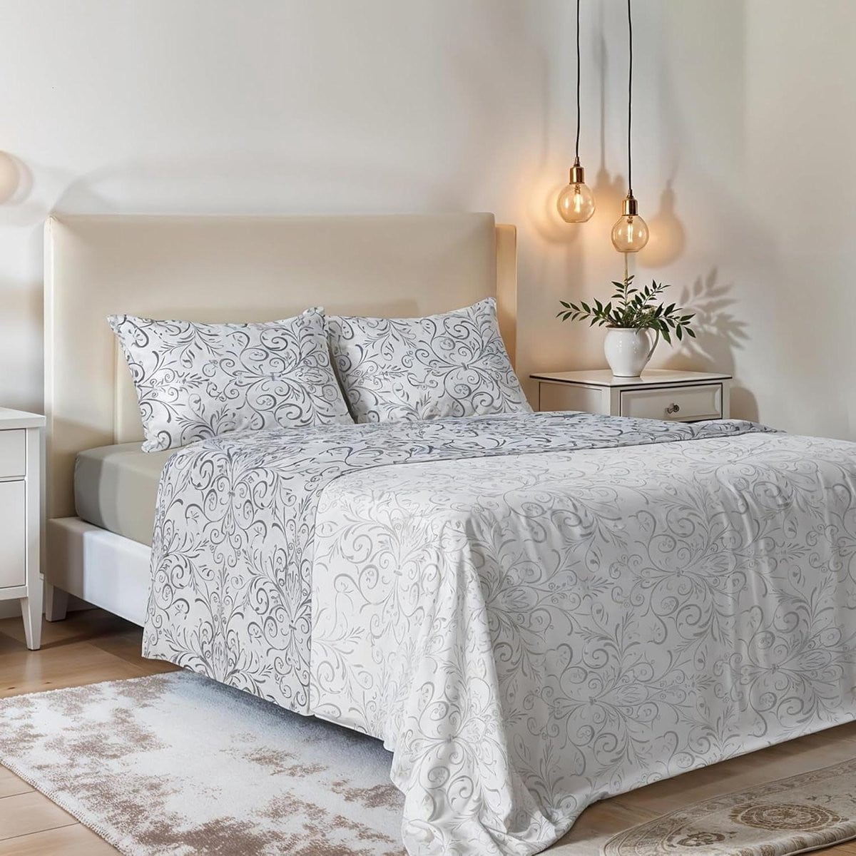 Grijs Beddengoed Set - Laken Set - 240 x 270 cm