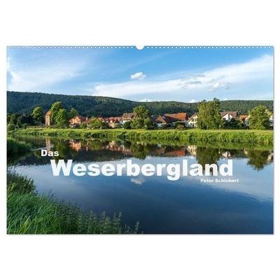 Das Weserbergland (Wandkalender 2027 DIN A2 quer), CALVENDO Monatskalender