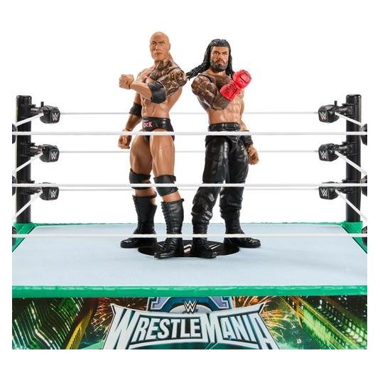 Mattel WWE-Kampfring mit 2 Actionfiguren (JDB55)