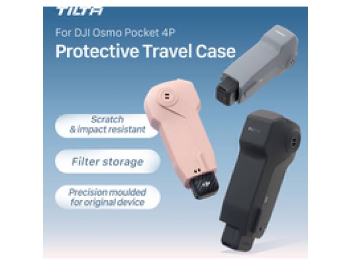 TILTA Pocket 4 P beschermende reiskoffer voor DJI Osmo Pocket 4 Pro accessoires, schouderriem, schermbeschermer, lensdop