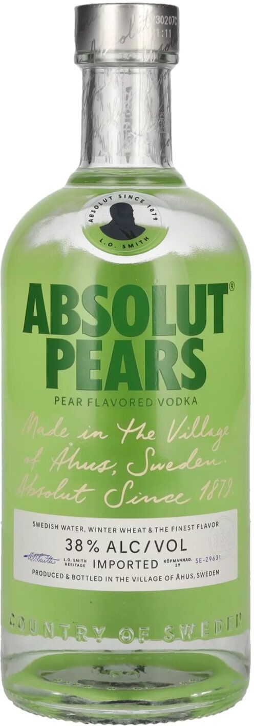Absolut Vodka Absolut PEARS Flavored Vodka 38% Vol. 0,7l