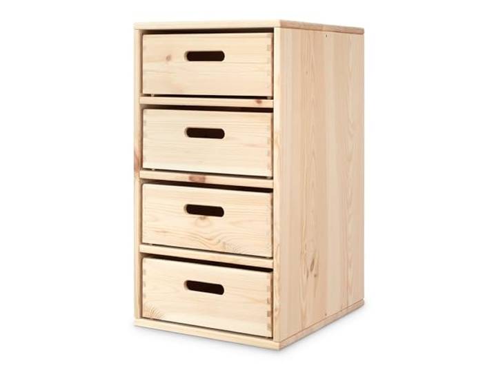 Ehrenkind® Regal für Kinderzimmer – Praktisches Aufbewahrungssystem aus Kiefer für Spielzeug und Ordnung 4 Fächer Groß (630 mm)