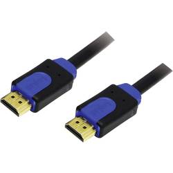 LogiLink HDMI Anschlusskabel HDMI-A Stecker, HDMI-A Stecker 1.00 m Schwarz CHB1101 4K UHD HDMI-Kabel