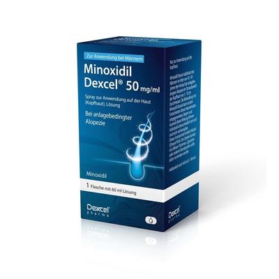 Minoxidil Dexcel 50 mg/ml Spray z.Anw.a.d.Kopfhaut 60 ml