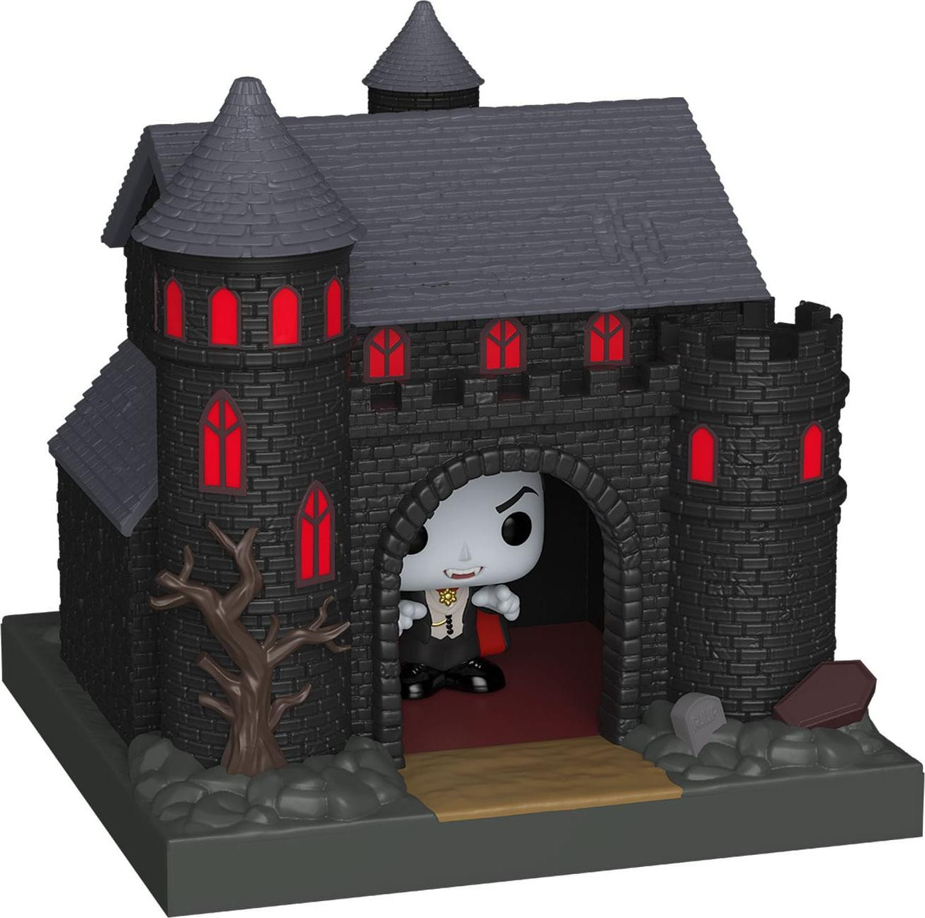Funko Universal Monsters Bitty POP! Dorpjes vinyl figuur Dracula met kasteel