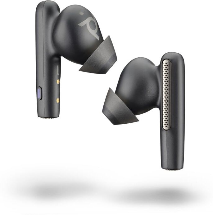 Poly Écouteurs de rechange Voyager Free 60/60+   Accessoires Oreillettes de rechange pour Poly Voyager Free 60 et Free 60+ - version Teams et noir.