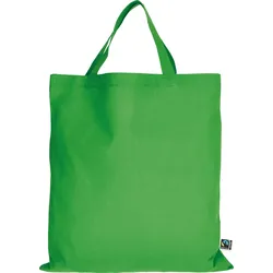 TEXXILLA Tasche aus Fairtrade-zertifizierter Baumwolle mit zwei kurzen Henkeln, maigrün