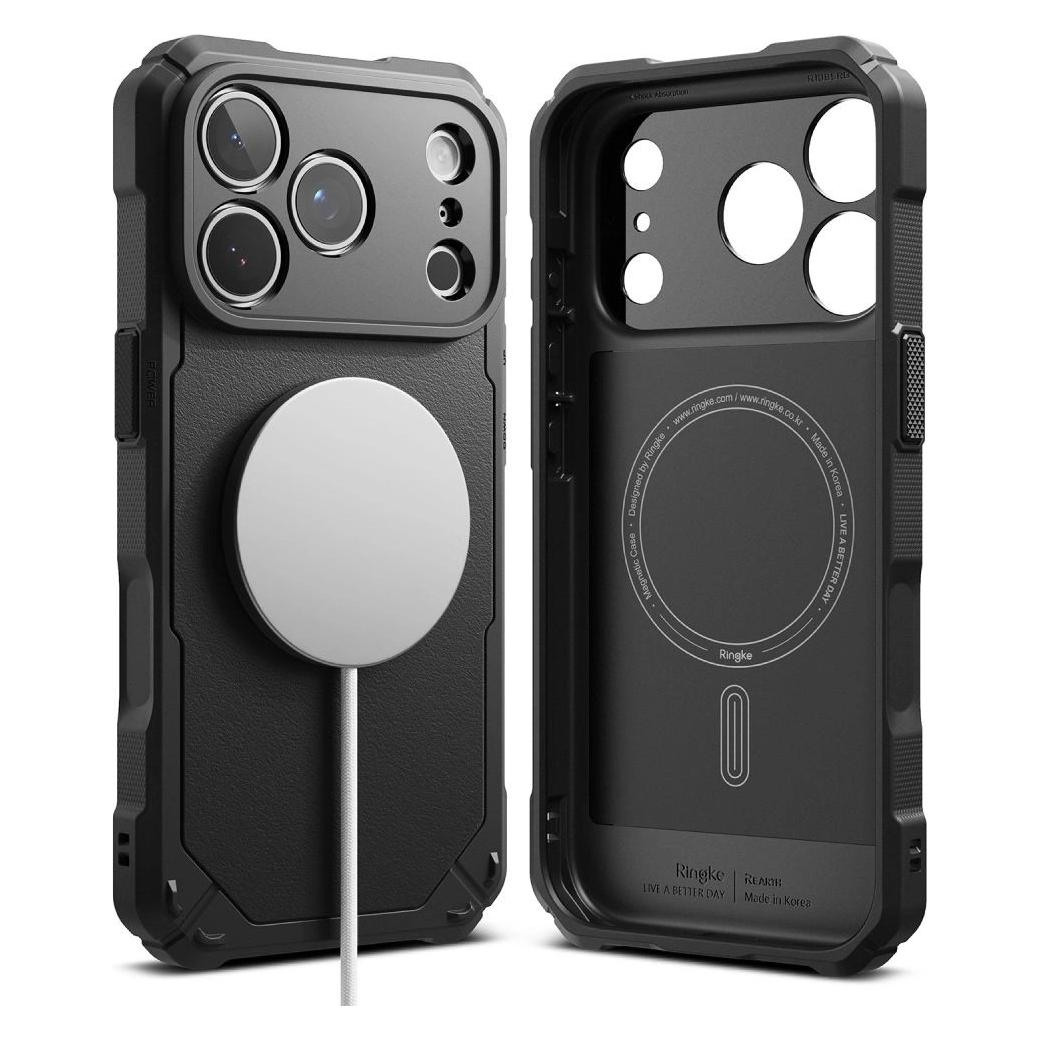 Ringke Rugged Gear Magnetic Magsafe Iphone 17 Pro / 18 Pro Black (Apple iPhone 17 Pro, Apple iPhone 18 Pro) (8800380463295)
