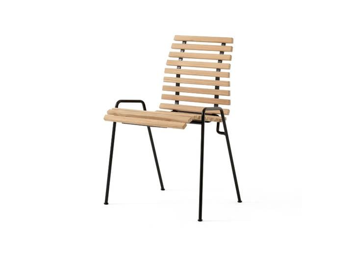 &Tradition Chaise de terrasse RFH RD4 Teak-black