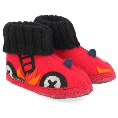 Haflinger - Kid's Hüttenschuh Feuerwehr - Hüttenschuhe 26 | EU 26 rot