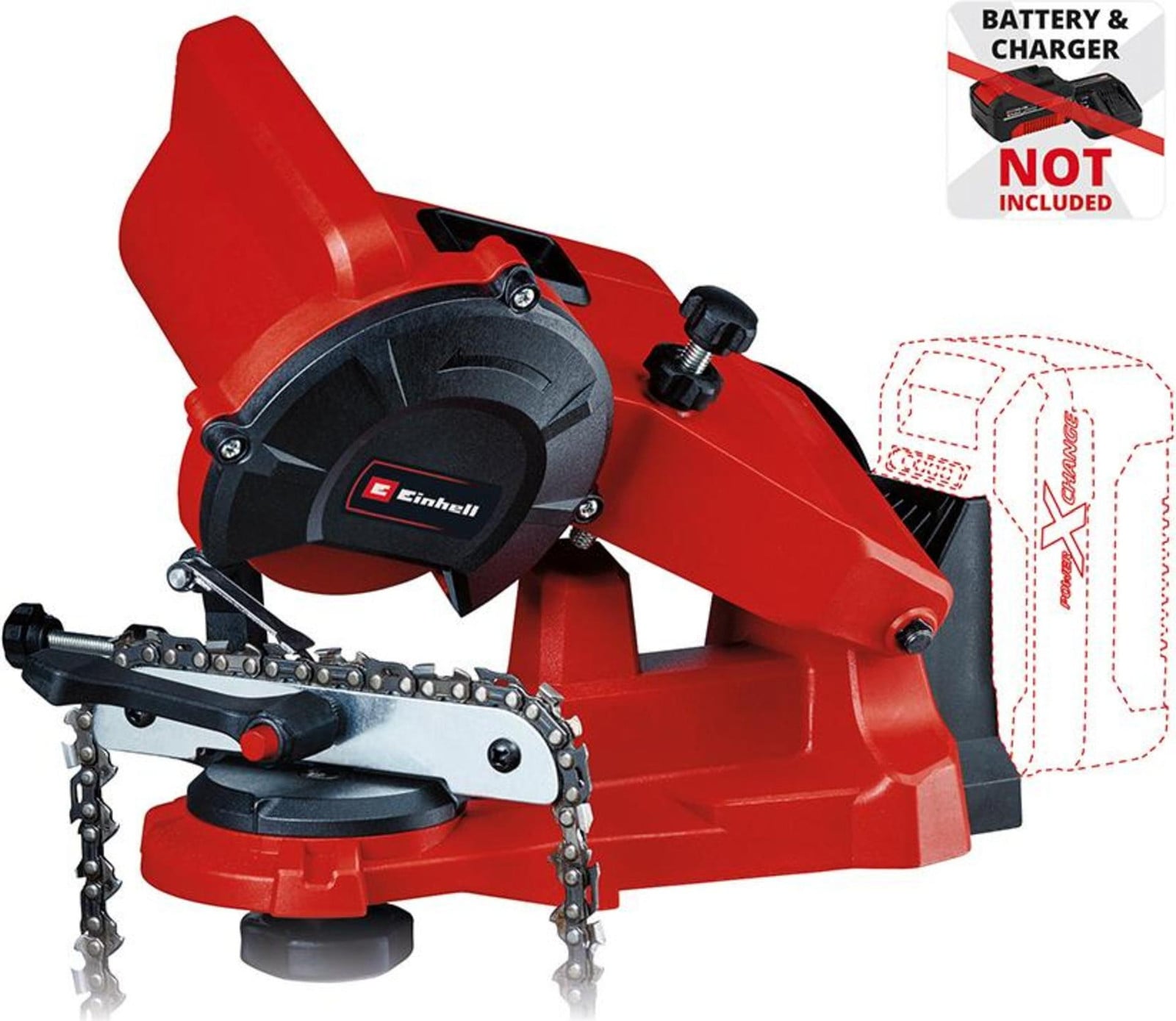 Einhell Power X-Change accu-kettingzaag-slijpmachine GE-CS 18 Li-Solo