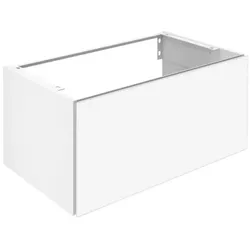 Keuco X-Line Waschtisch-Unterschrank 33161110000 Dekor anthrazit seidenmatt, Glas anthrazit klar, 80x40x49cm