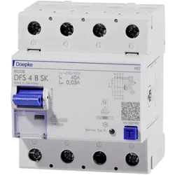 Doepke, Schutzschalter, FISchutzschalter DFS4 0804/050B SK