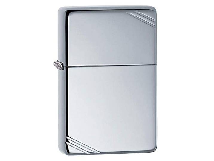 Zippo 260 24095 Hexagon Design Benzineaansteker, messing, chroom hoogglans gepolijst