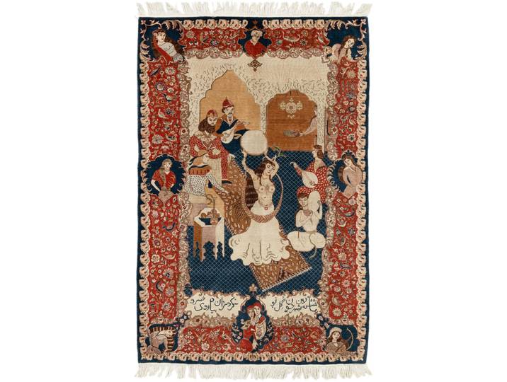 Pakistan Teppich 125x191 Handgeknüpft Orientteppich Wolle