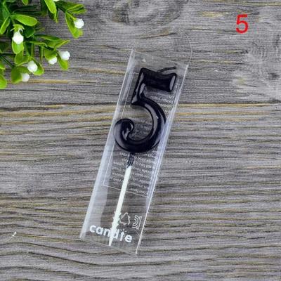 Uplift Picks Black Number Birthday Candle Makes Every Milestone Cake Look Striking Instantly g