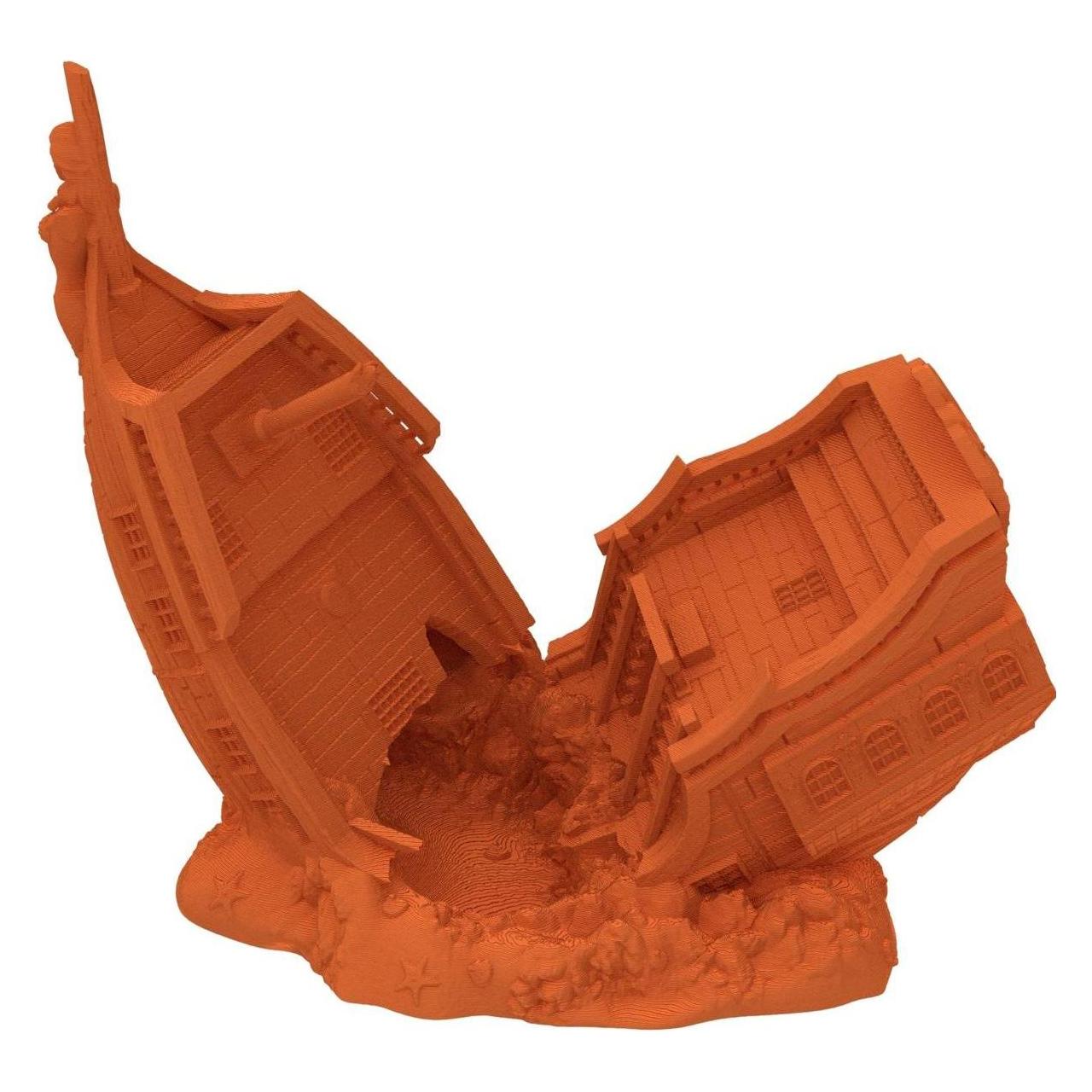 Feldherr Fates End Würfelturm Pirat orange für Tabletop und RPG (Kunststoff) (377147)
