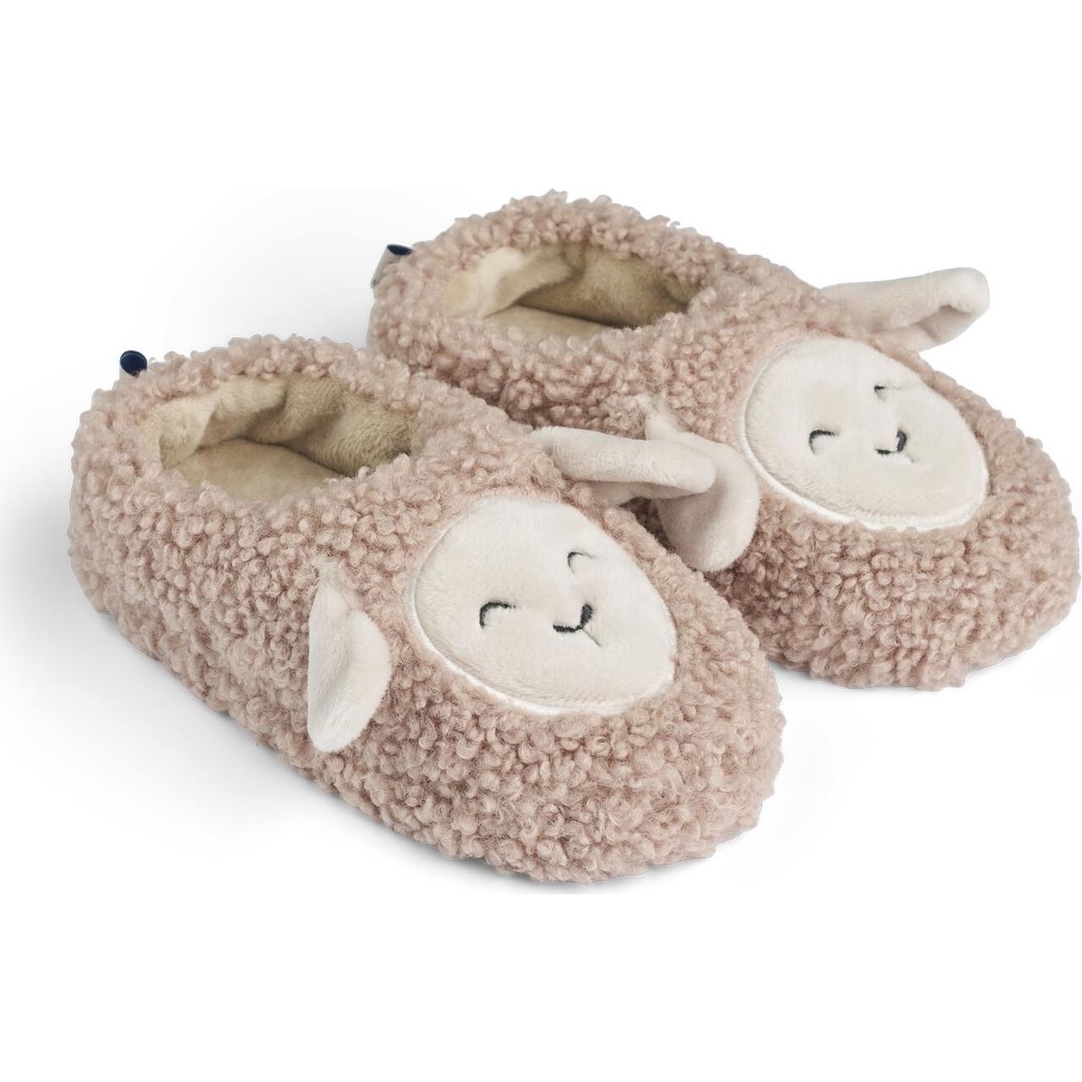 Liewood Aviaja Sheep Pile Slippers dark sandy (1162) 34/35 LW21218-1162-34/35-CU