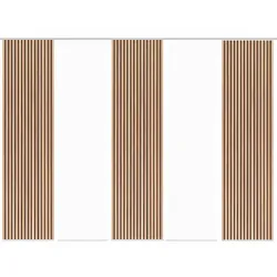 Schmidt Schiebevorhang Panilo 5er Set Polyester Braun