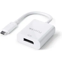 Purelink USB Typ-C zu (DisplayPort), Video Adapter, Weiss