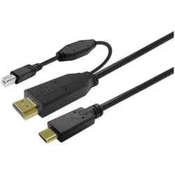 Vivolink Touch Screen Cable 7.5m Black (7.50 m, USB 3.2 Gen 1), USB Kabel