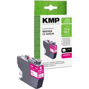 KMP kompatibel für Brother LC-422XLM, 1500 Seiten, magenta  Tinte