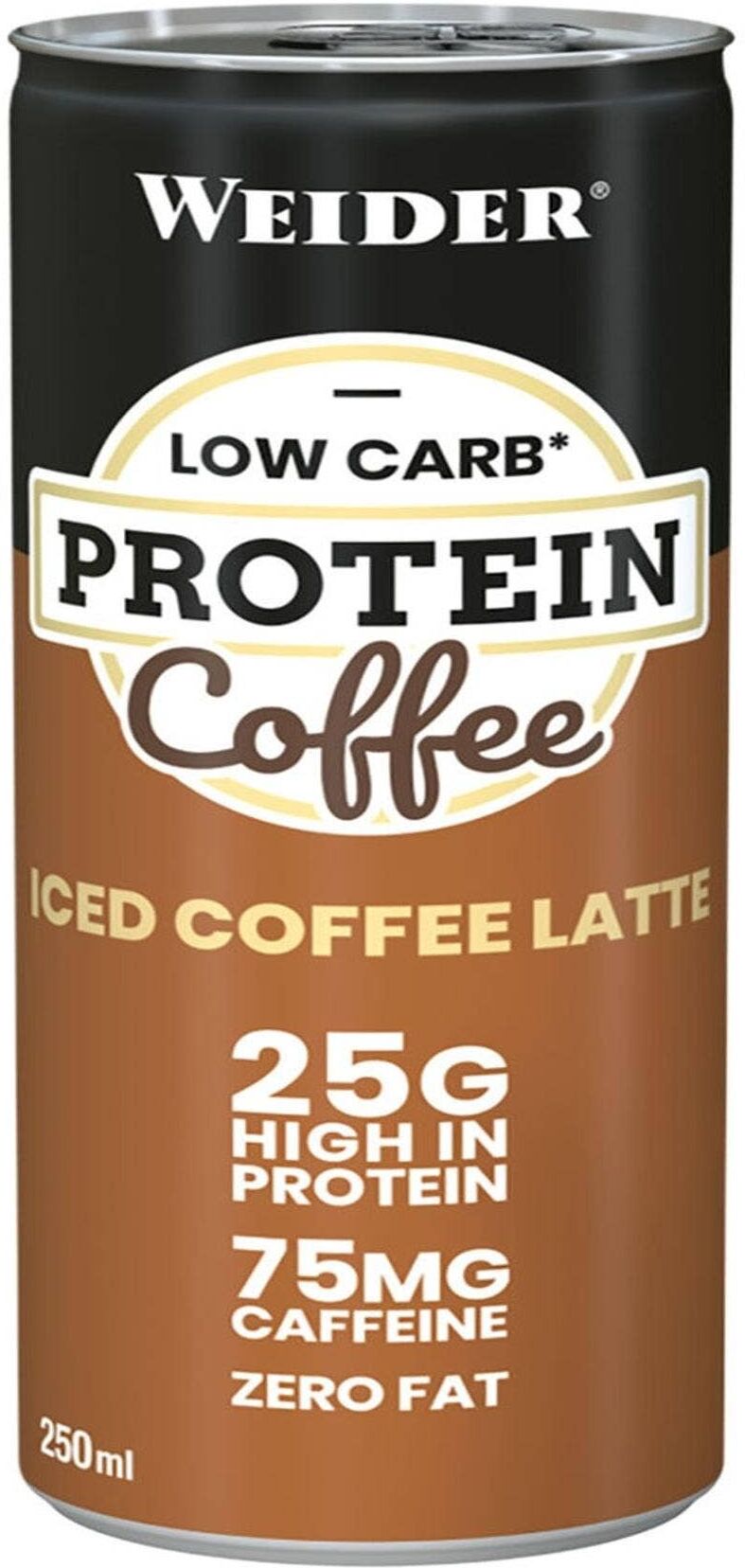 WEIDER Milk Protein Coffee 250ml - Iced Coffee Latte 250ml 