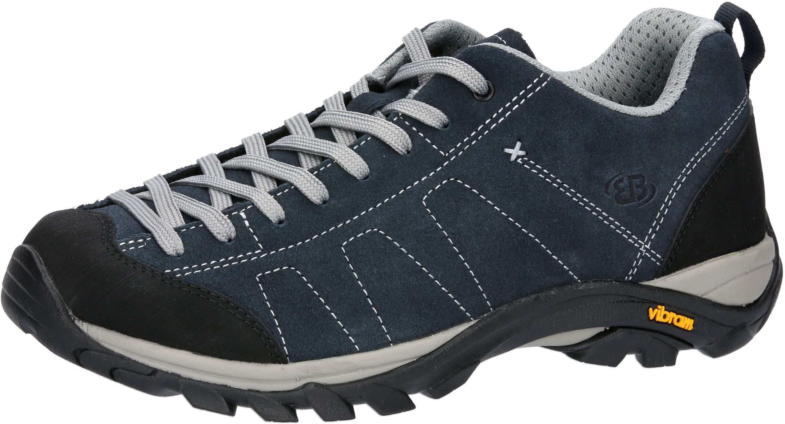Outdoorschuh BRÜTTING "Outdoorschuh Claremont", Herren, Gr. 42, Textil, blau, Veloursleder, Schuhe Outdoorschuh blau 42, Textil