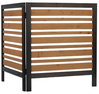 Kodotan sofa 2-Panel Outdoor Air Conditioner Fence Screen, Outside Wood Privacy Fence, Backyard Garden Patio