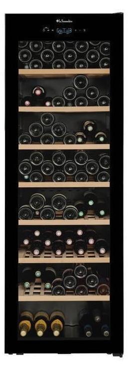 La Sommelière CLASSIC185, Weinkühler mit Kompressor, Freistehend, 185 Flasche(n), 100 W, G, Schwarz