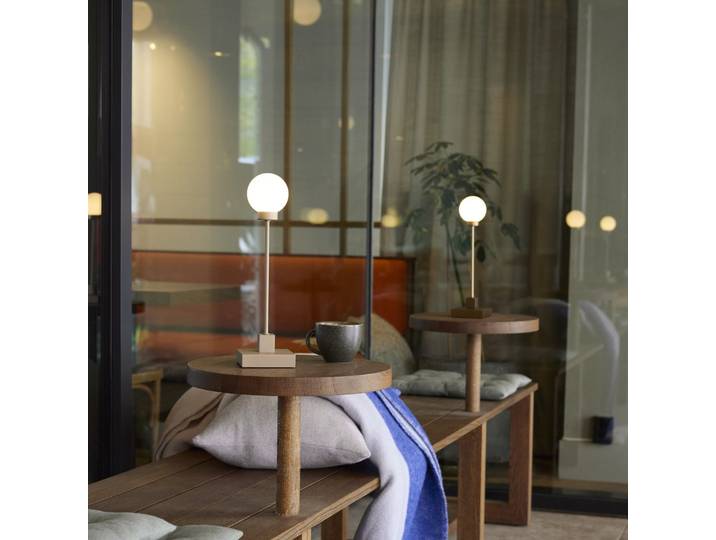 Snowball LED-Akku-Tischleuchte - Northern - Wohnzimmer - Design - Metall - Einflammig