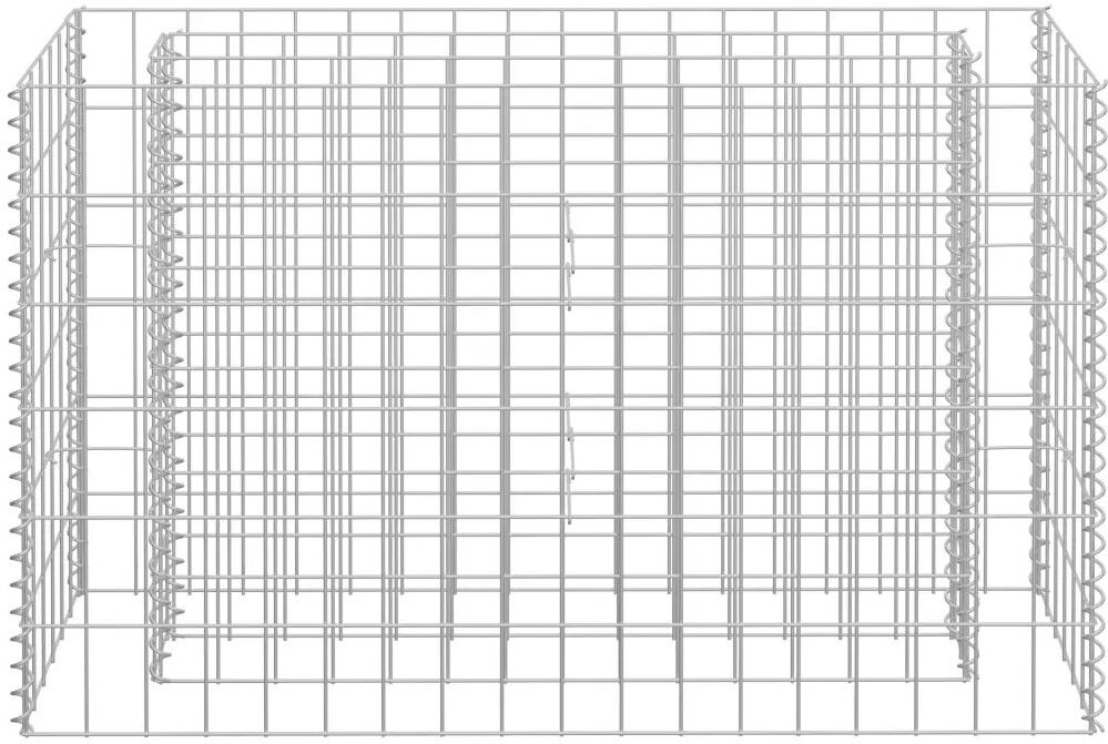 Dakota Fields Gabion raised bed galvanized steel 180 x 50 x 100cm 60cm H x 90cm W x 30cm D