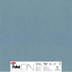 Clairefontaine PaintON Denim, 5 Bogen 50x65 cm, 250g, denimblau, Mixed Media - Denim 975414C